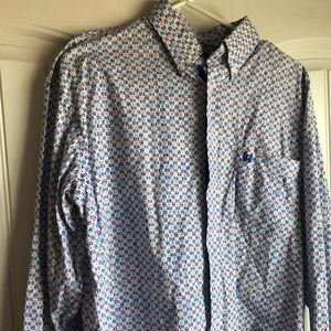 Mens long sleeve button down